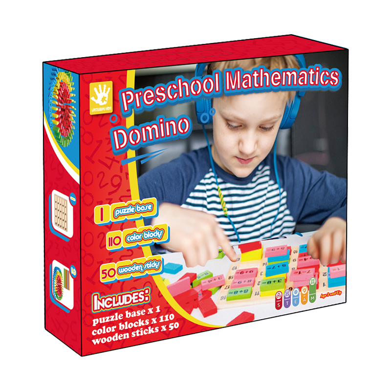 Kit Mainan Domino matematik prasekolah